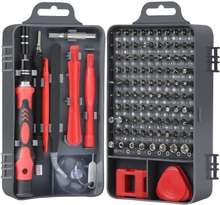 COOLCOLD Screw Driver Kit | Tool Kit, 115 in 1 Screw driver Set, Electronics Magnetic Repair Tool Kit with Case for Repair Computer, iPhone, PC, Laptop, Game Console, Watch, Glass (Multicolor)
