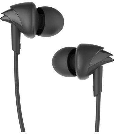 Boat BassHeads 100 in-Ear Headphones with Mic (Black)